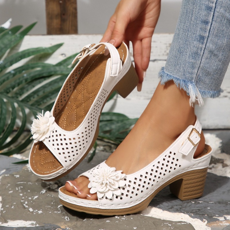Women'S Shoes Quality - Kadınlar Kalın Topuklu Sandaletler Yaz 2026