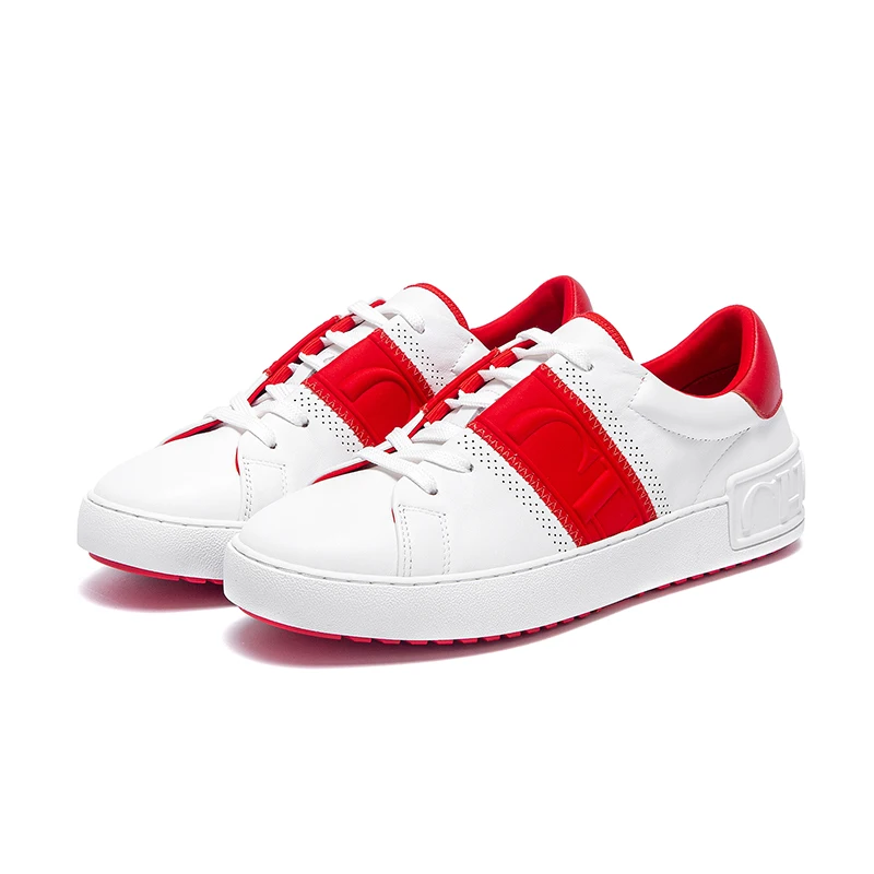 Women'S Shoes New Balance - Kadın rahat ayakkabılar Kırmızı Düz Tahta