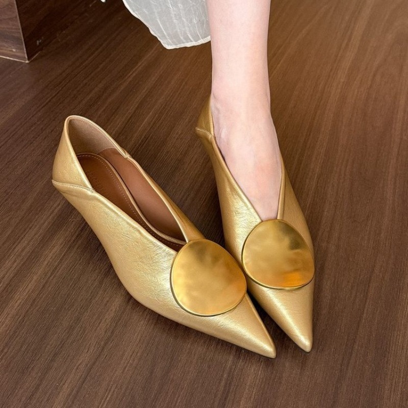 Shoes Women Pumps - 2025 İlkbahar Yaz Sivri Burunlu Ayakkabılar