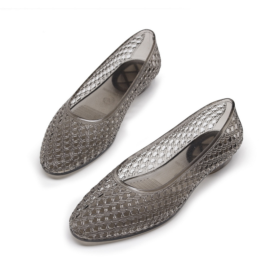 Jelly Sandal Women - Fransız Vintage Dokuma Jöle Sandalet Bayan