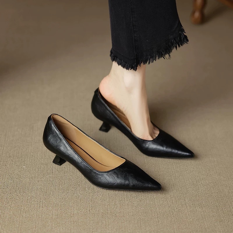 Women Shoes On Sale - Basit Stiletto Tek Ayakkabılar Sonbahar Modası