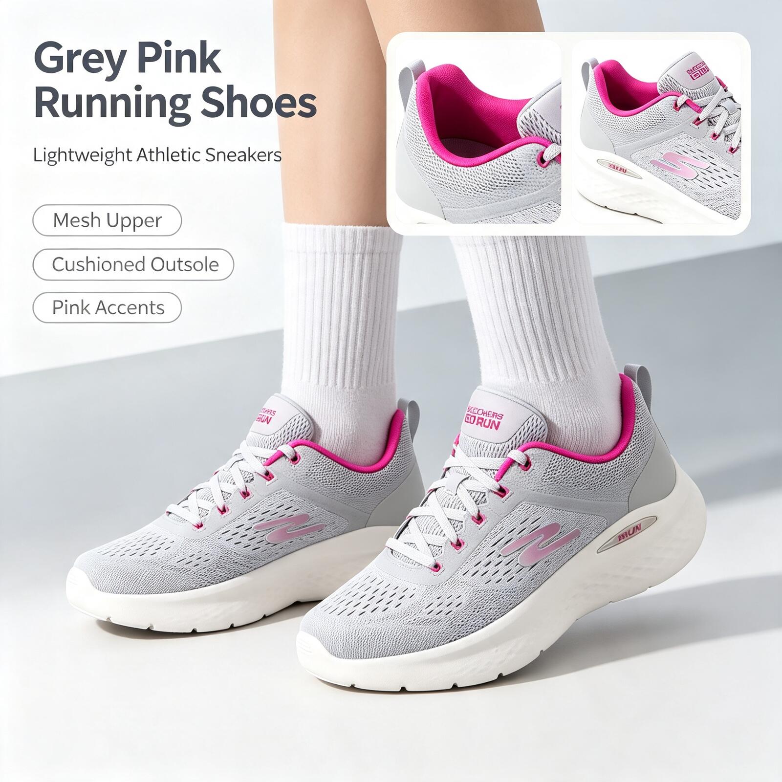 Women'S Shoes New Balance - Skechers Yeni Kadın Koşu Ayakkabıları 129423-GYPK