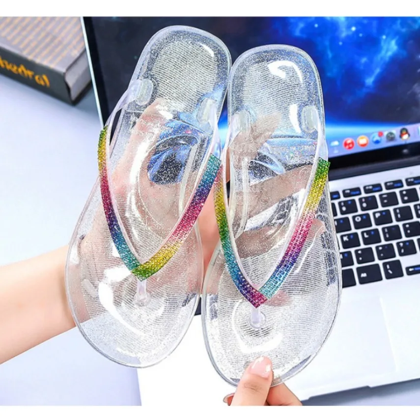 Jelly Sandal Women - Gökkuşağı Terlik Kadın Yaz Plaj Sandalet
