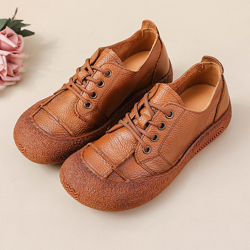 Women'S Shoes For Wide Feet - Geniş ayaklı bayanlar için retro hakiki