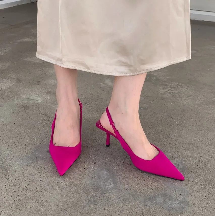 Women'S Shoes Clogs - 2025 İlkbahar Yeni Sivri Burun İnce