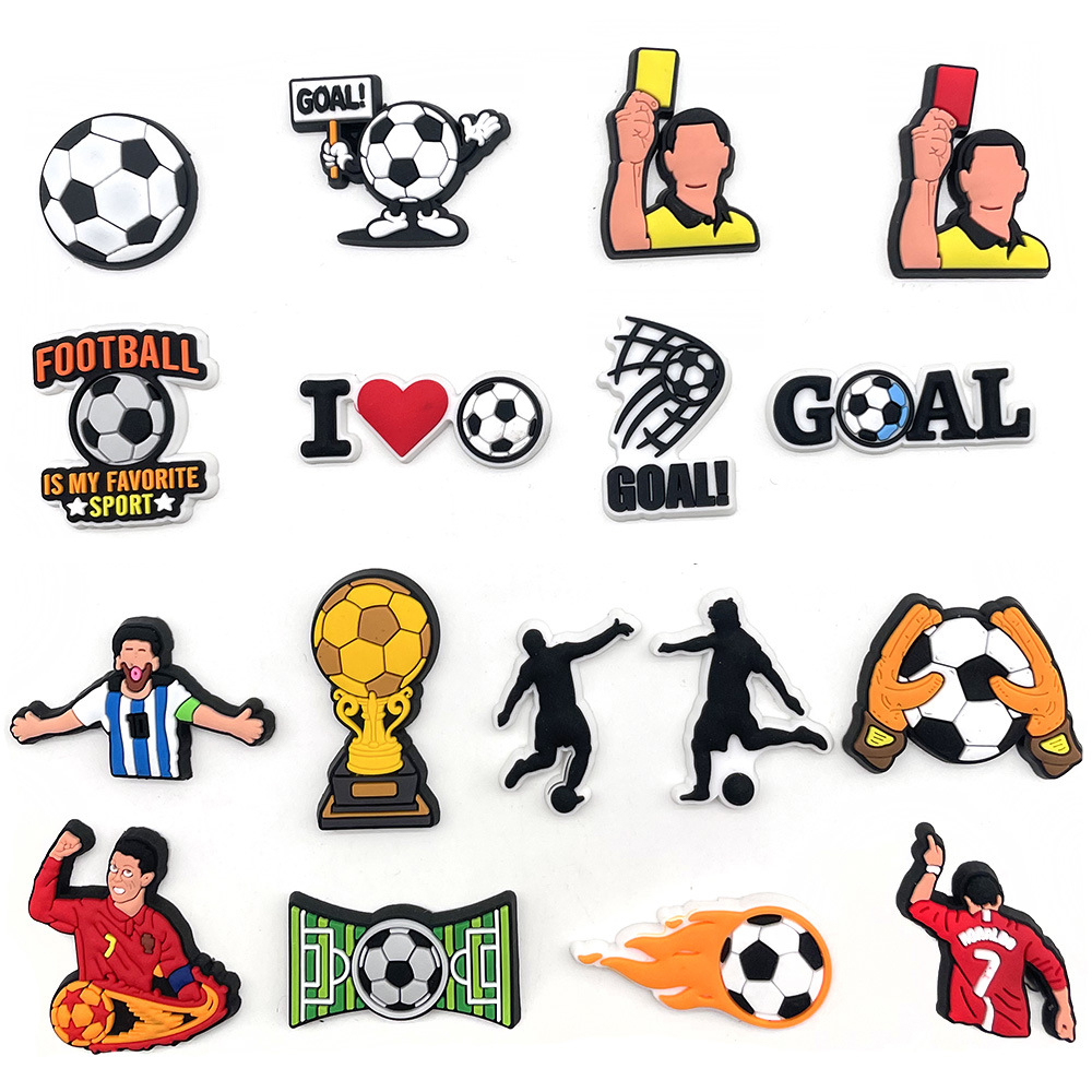 Croc Style Clog - Sprot futbol futbol ayakkabısı takılar Pin