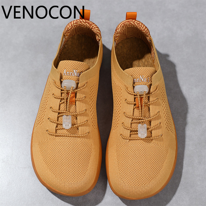 Women'S Shoes Zero Drop - VENOCON Barefoot Geniş Burunlu Minimalist Hava
