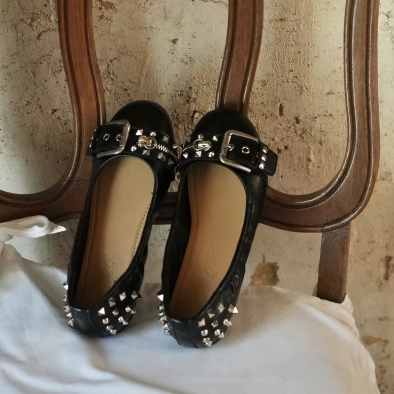 Shoes Women Pumps - Bolt Yuvarlak Başlı Tek Ayakkabı Kadın