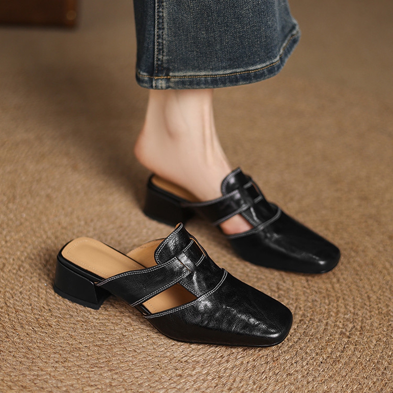 Women Shoes Mules - YENI Yaz Kadın Katır Hakiki deri