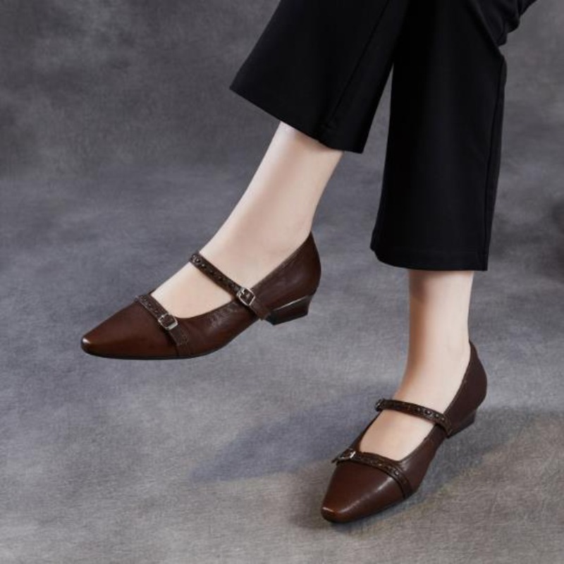 Kahverengi Siyah Kore Kadın Fl - Mary Jane Shoes incelemesi ve fiyatı