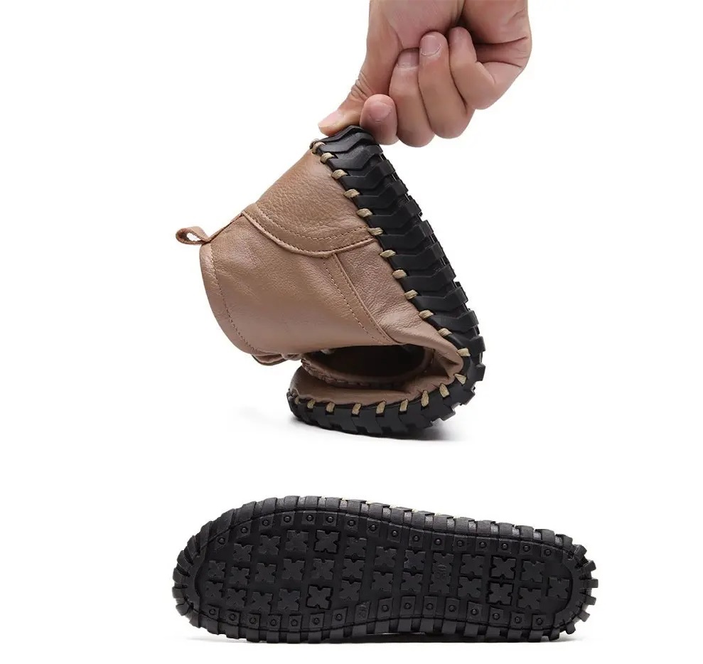 Gerçek deri çizmeler kadın son - Oxford Lace Up Women incelemesi ve fiyatı