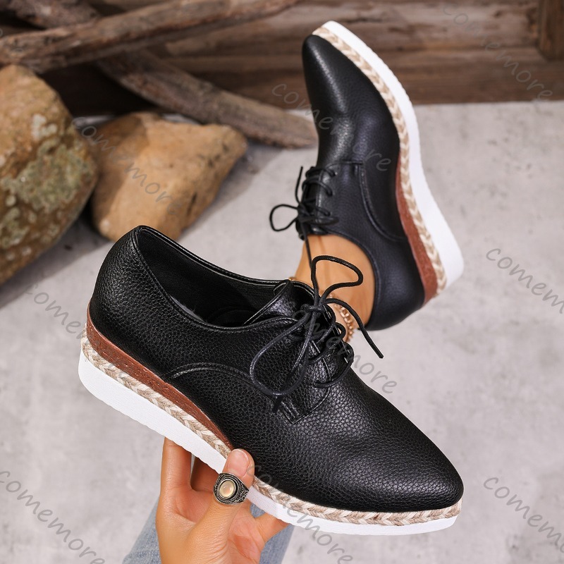 Deri Bağcıklı Kadın Dolgu Topu - Oxford Lace Up Women incelemesi ve fiyatı