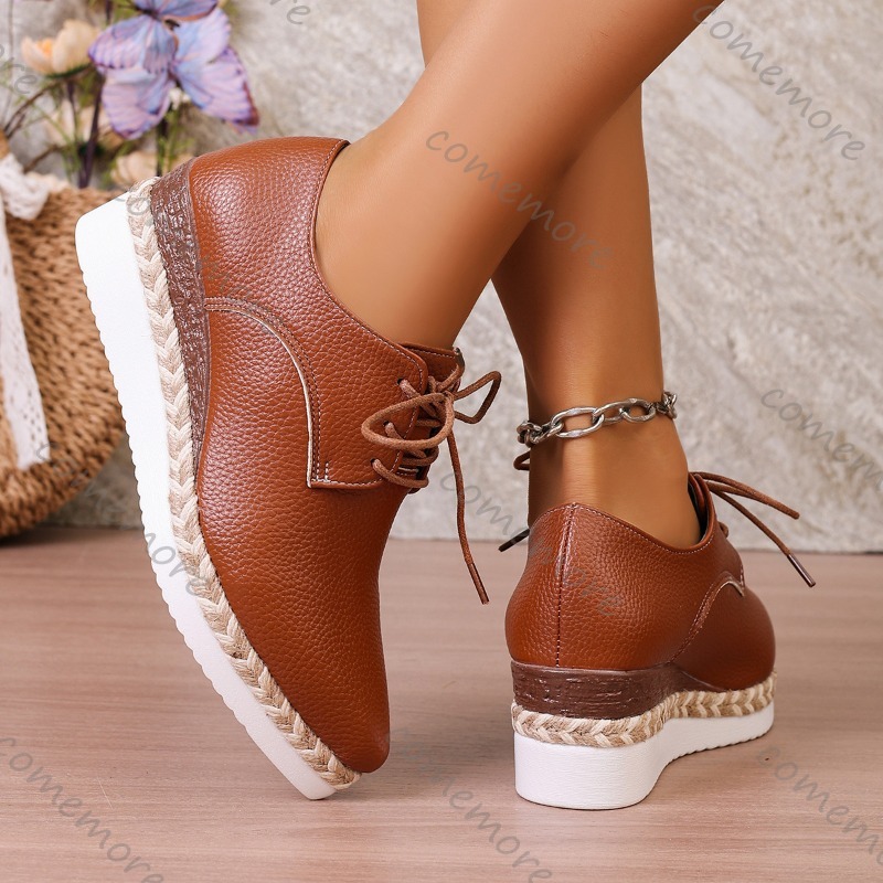 Deri Bağcıklı Kadın Dolgu Topu - Oxford Lace Up Women incelemesi ve fiyatı