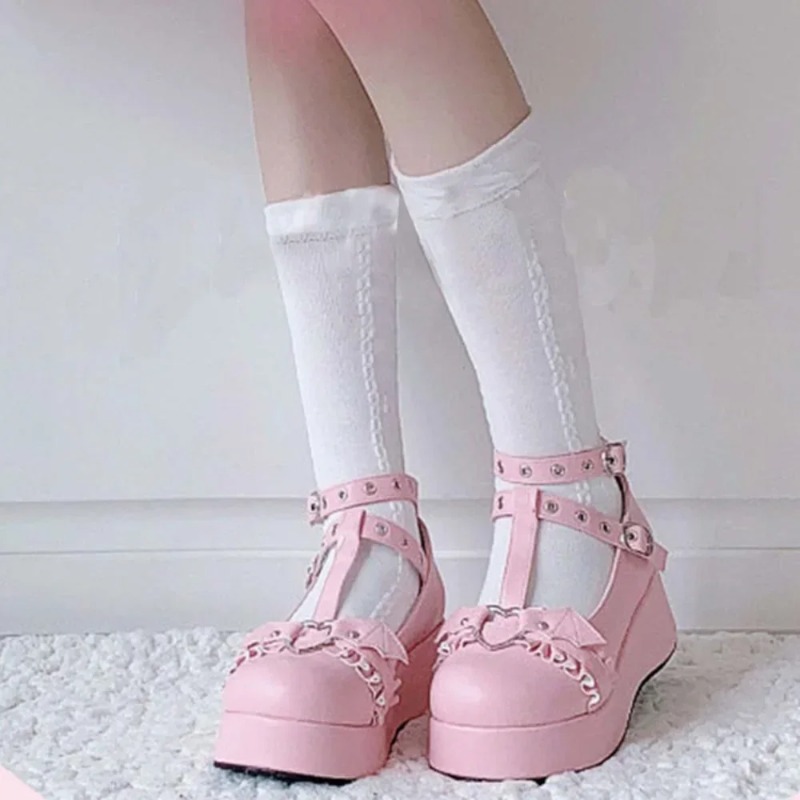 Yeni Tatlı Kalp Toka Takozlar  - Women'S Shoes Popular incelemesi ve fiyatı