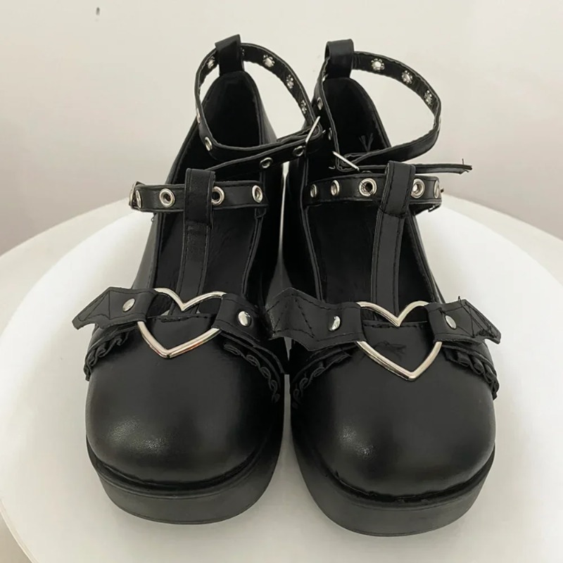 Yeni Tatlı Kalp Toka Takozlar  - Women'S Shoes Popular incelemesi ve fiyatı