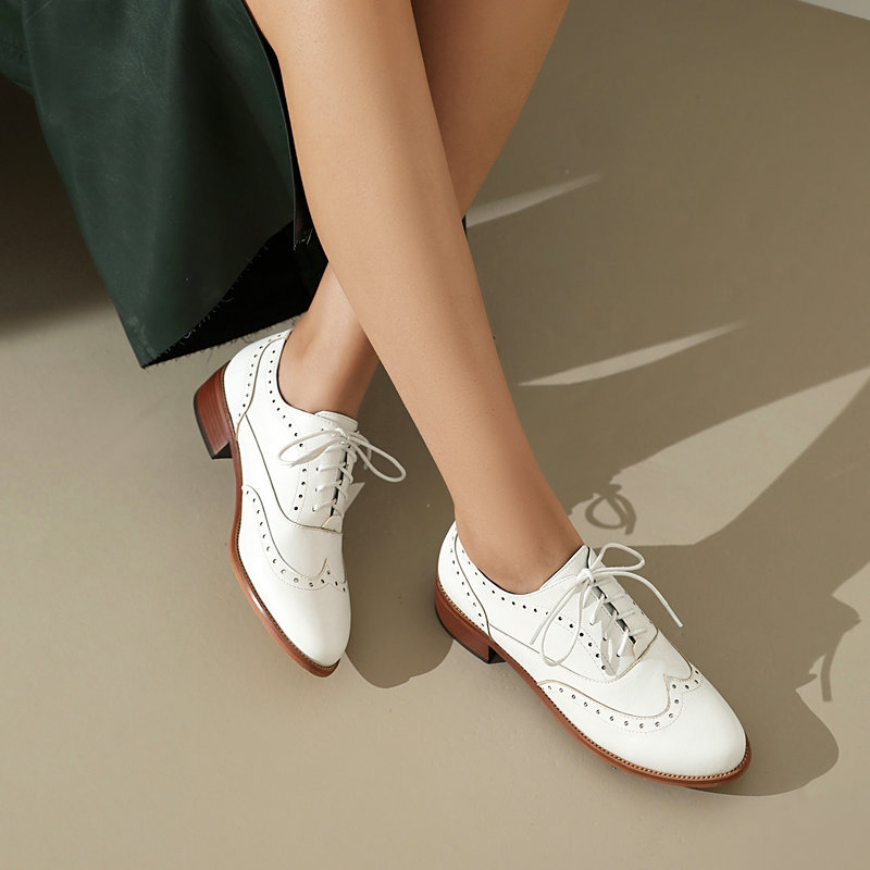 Kadınlar İçin Brogue Oxford Ay - Oxford Lace Up Women incelemesi ve fiyatı