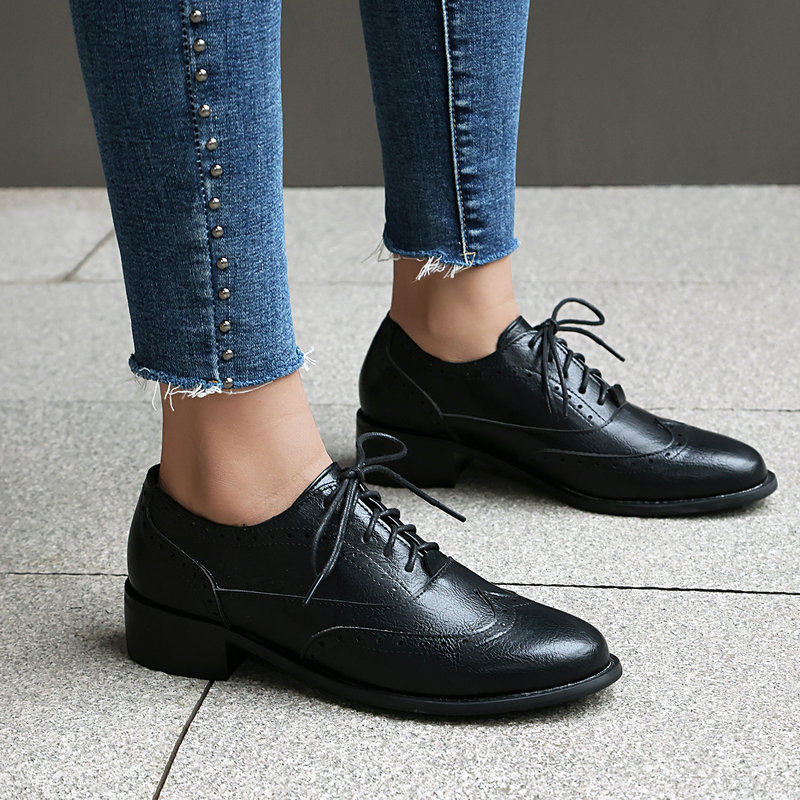 Kadınlar İçin Brogue Oxford Ay - Oxford Lace Up Women incelemesi ve fiyatı