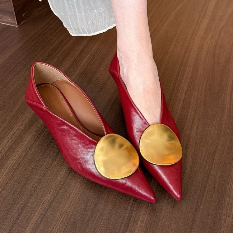 2025 İlkbahar Yaz Sivri Burunl - Shoes Women Pumps incelemesi ve fiyatı