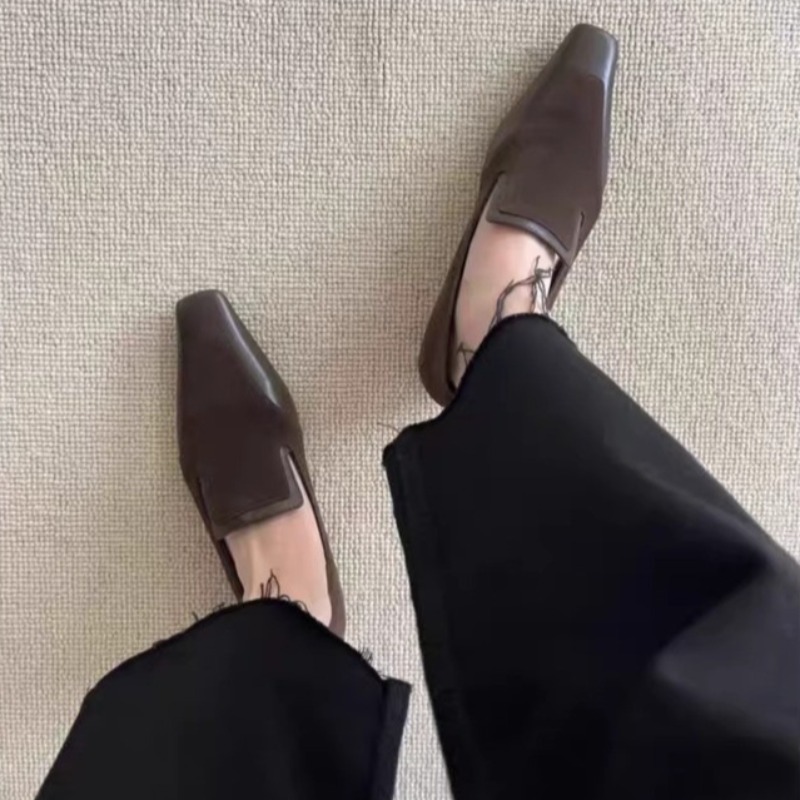 Retro Kare Burun Derin Ağızlı  - Shoes Women Pumps incelemesi ve fiyatı