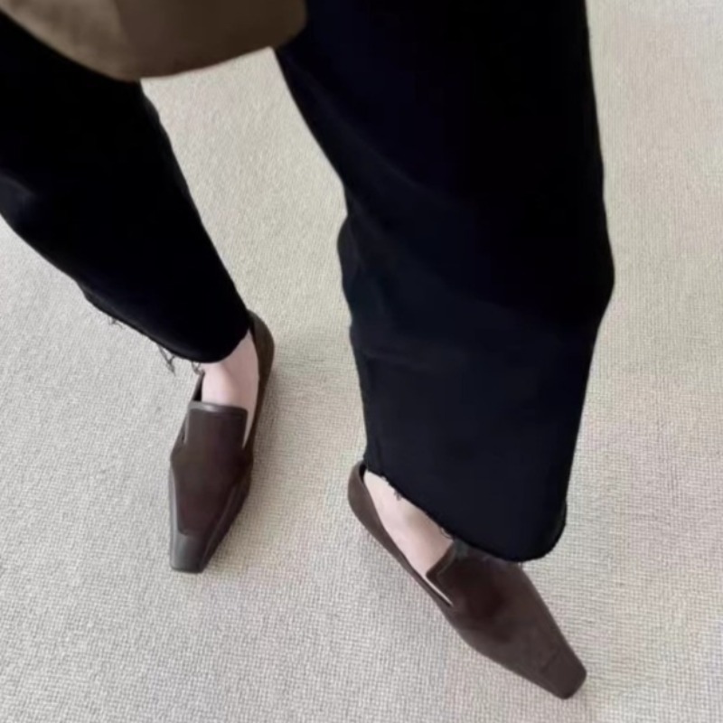Retro Kare Burun Derin Ağızlı  - Shoes Women Pumps incelemesi ve fiyatı
