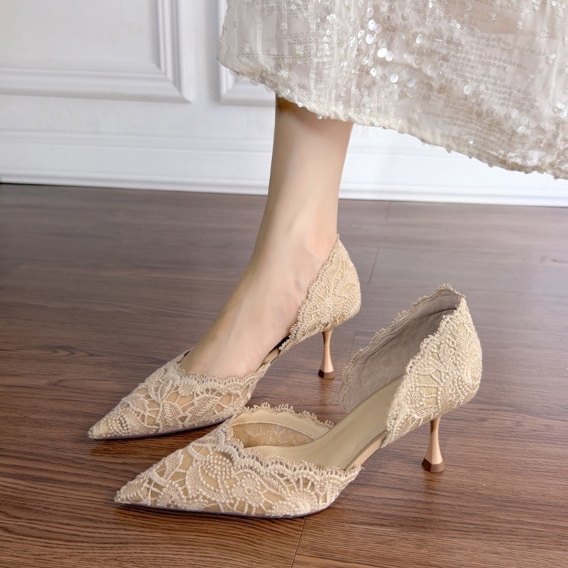 Dantelli Sivri Burunlu Yüksek  - Women'S Shoes Quality incelemesi ve fiyatı
