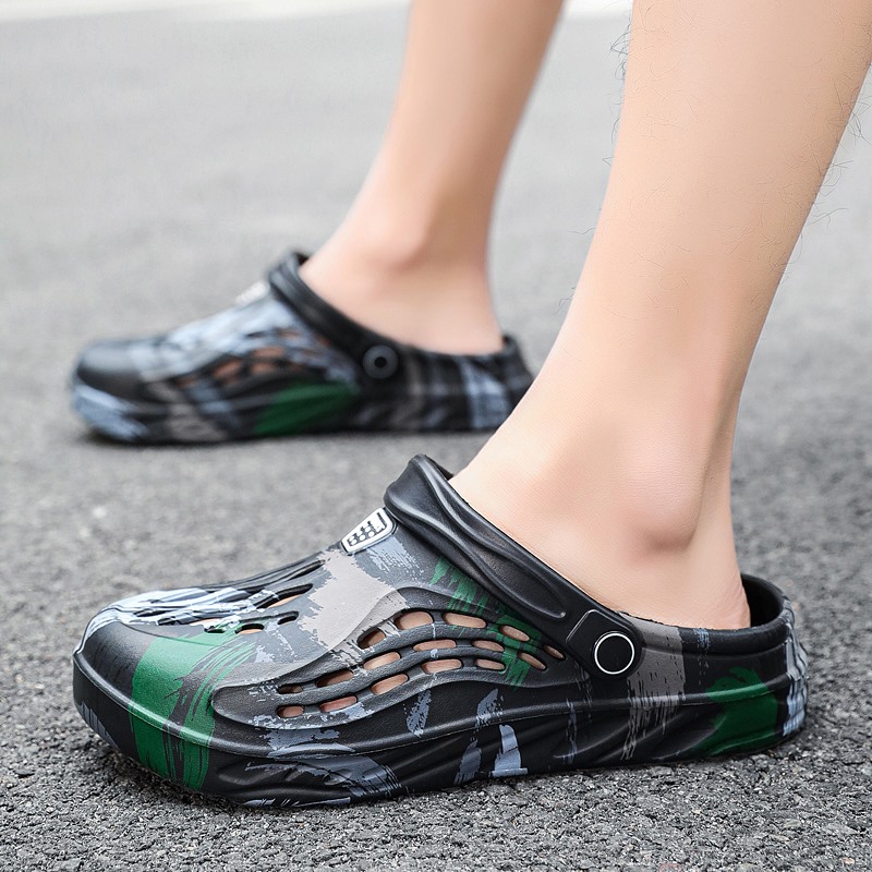 Erkek Yazlık Kamuflaj Desenli  - Croc Style Clog incelemesi ve fiyatı