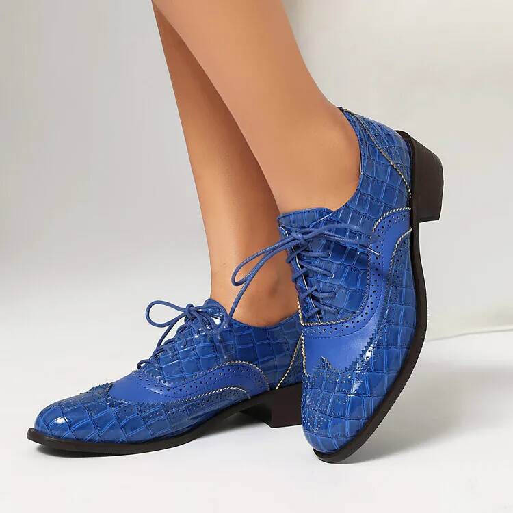 Bağcıklı Alçak Topuklu Kadın T - Oxford Lace Up Women incelemesi ve fiyatı