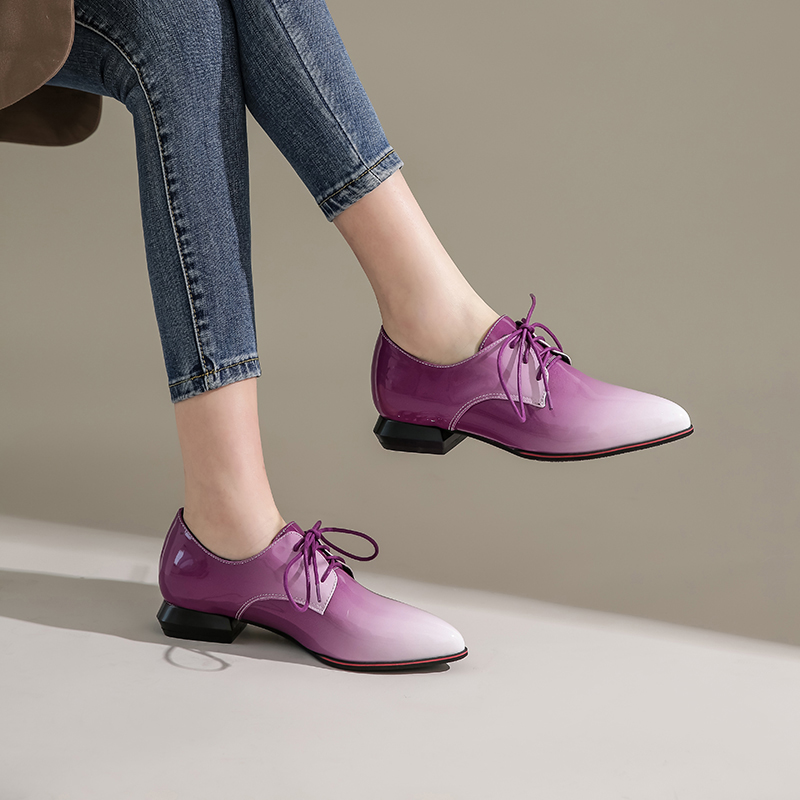 İngiliz Kadın Oxfords Degrade  - Oxford Lace Up Women incelemesi ve fiyatı