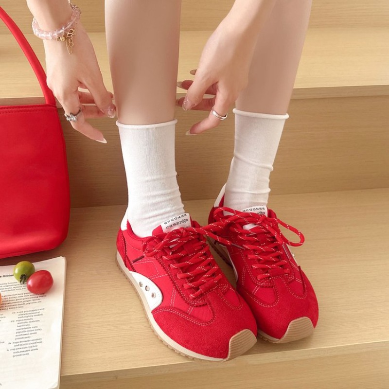 Retro Renk Bloklu Spor Ayakkab - Women Shoes Running incelemesi ve fiyatı