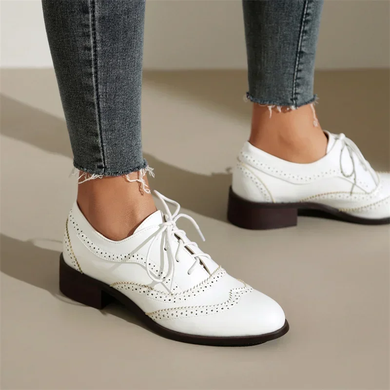 İngiliz Düz Kadın Oxford Ayakk - Oxford Lace Up Women incelemesi ve fiyatı