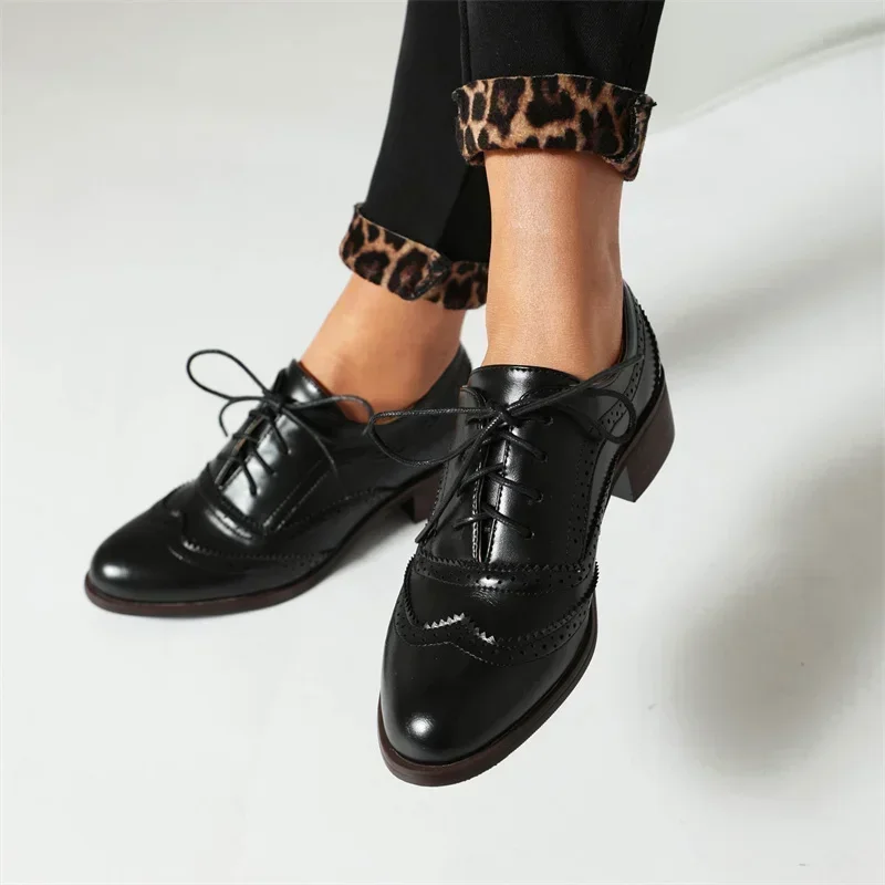İngiliz Düz Kadın Oxford Ayakk - Oxford Lace Up Women incelemesi ve fiyatı