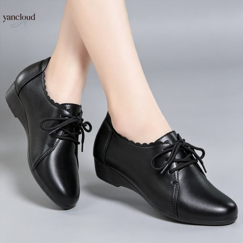 Büyük Beden 35-43 Her Şeyle Uy - Oxford Lace Up Women incelemesi ve fiyatı
