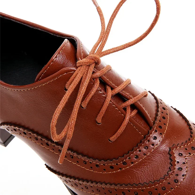 İngiliz Kadın Oxfords Yüksek B - Oxford Lace Up Women incelemesi ve fiyatı