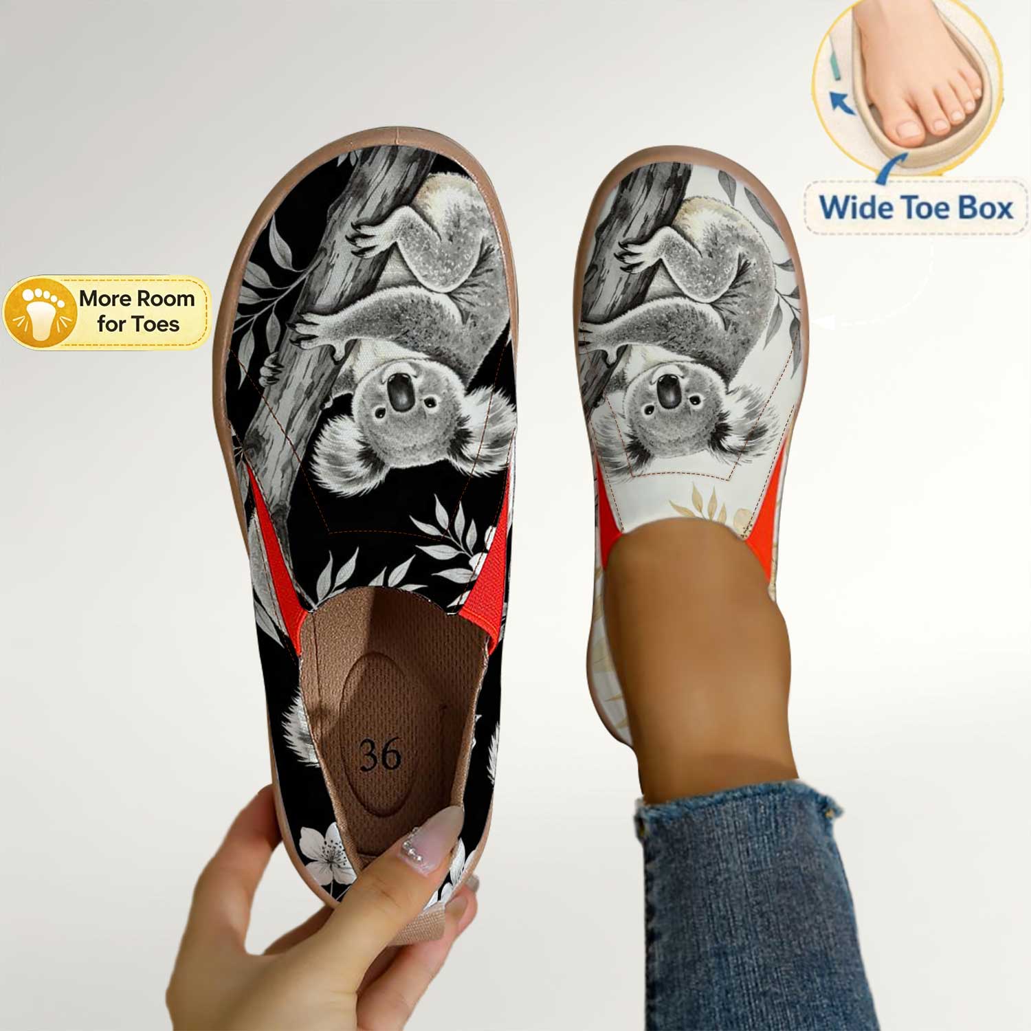 Kadınlar için Sevimli Koala Ba - Women'S Shoes For Wide Feet incelemesi ve fiyatı