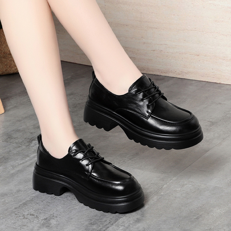 Kadınlar için 5cm Vintage Deri - Oxford Lace Up Women incelemesi ve fiyatı
